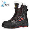 Bottes de travail d'hiver avec une fourrure d'agneau chaude H-9550