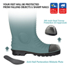 Bottes de pluie imperméables pour l'homme W-6055 vert