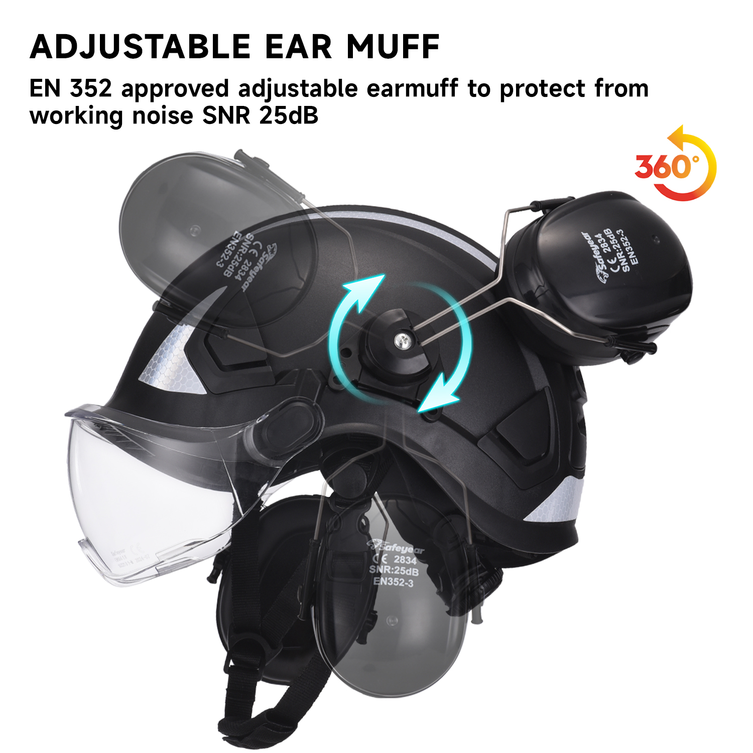 Mineurs HAT HAT SURVANT BANDE CASHETS DE SÉCURITÉ ABS M-5018