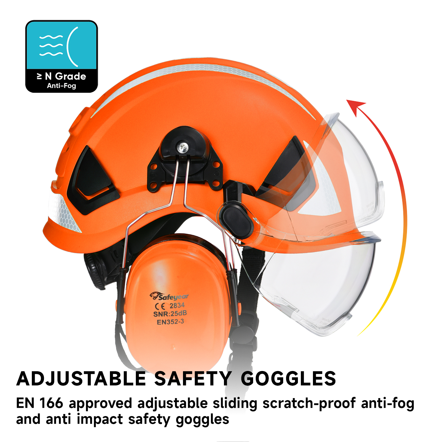 Casque Construction HAT HAT ABS ABS Sécurité Casques M-5018