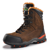 Rigger à fourrure à fourrure isolée Boots de travail de sécurité d'orteil en acier d'hiver H-9537 hiver