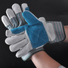 Gants de travail en cuir pour la construction FL-1015 Bleu