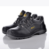 Chaussures de travail à bout en acier mignonnes et confortables à lacets noires pour femmes