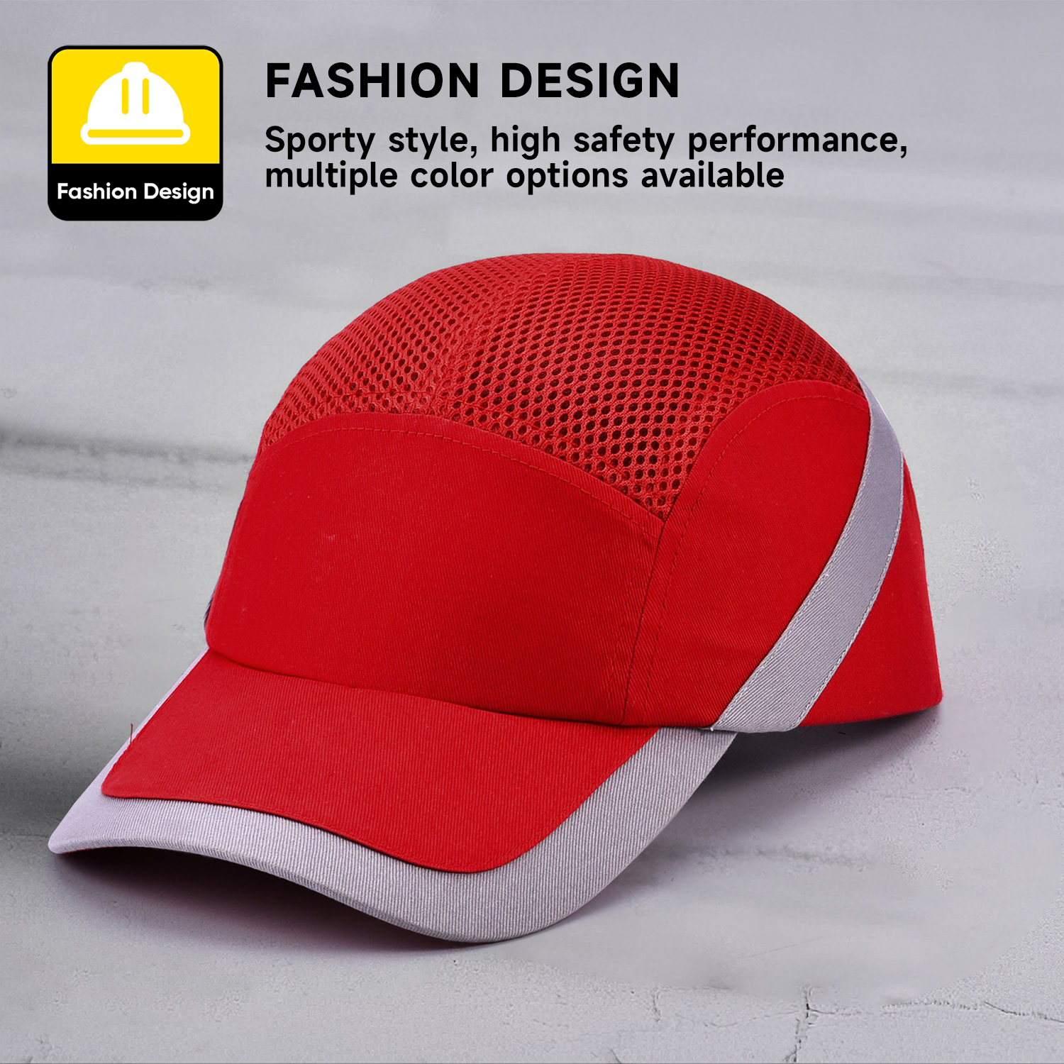 Personnaliser la casquette de sport de travail wh001 rouge