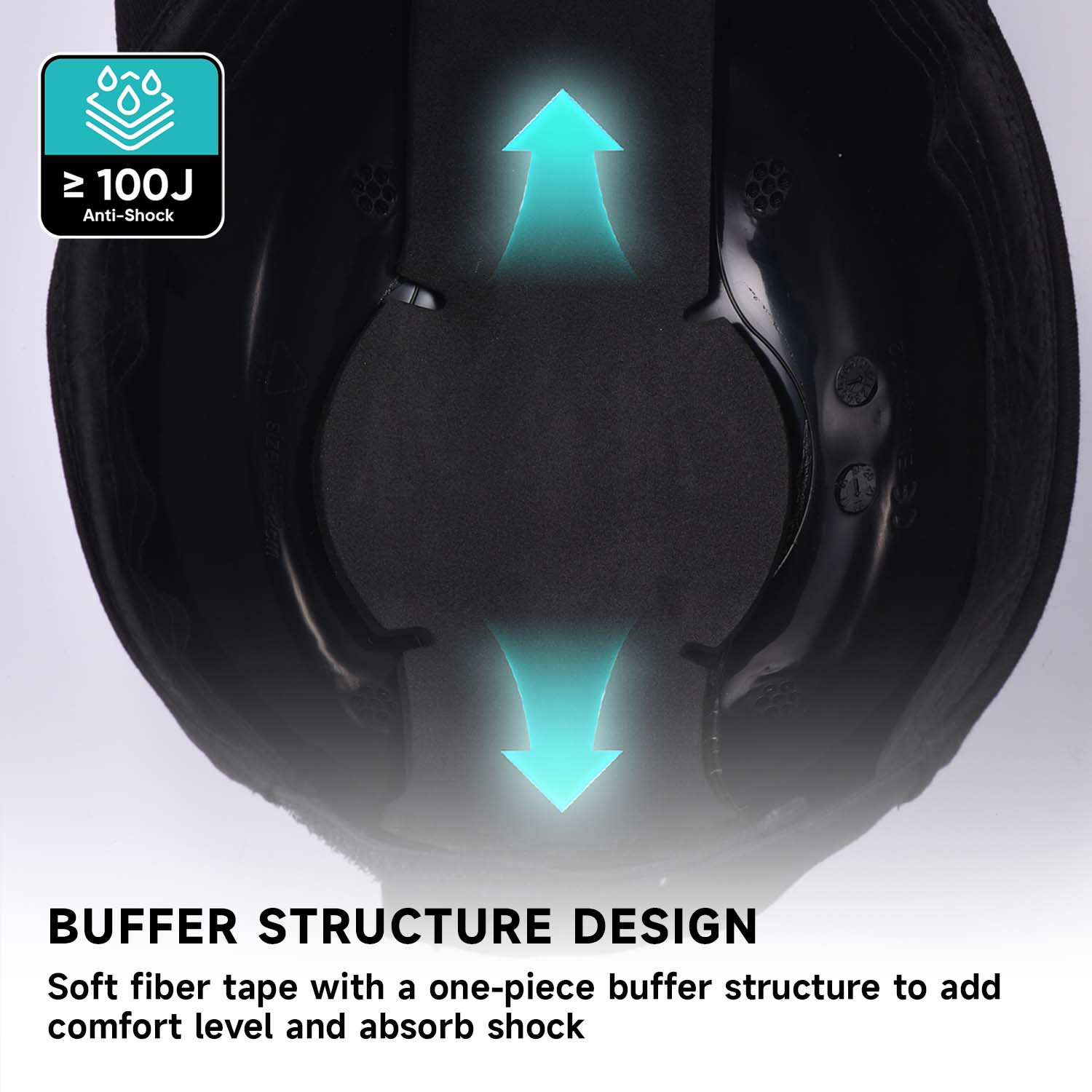 Basball Design Safety Cap Wh001 Black