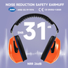 ABS Protection auditive Muffs Muffes Protective Muffs Ready Stock FM-1B Orange