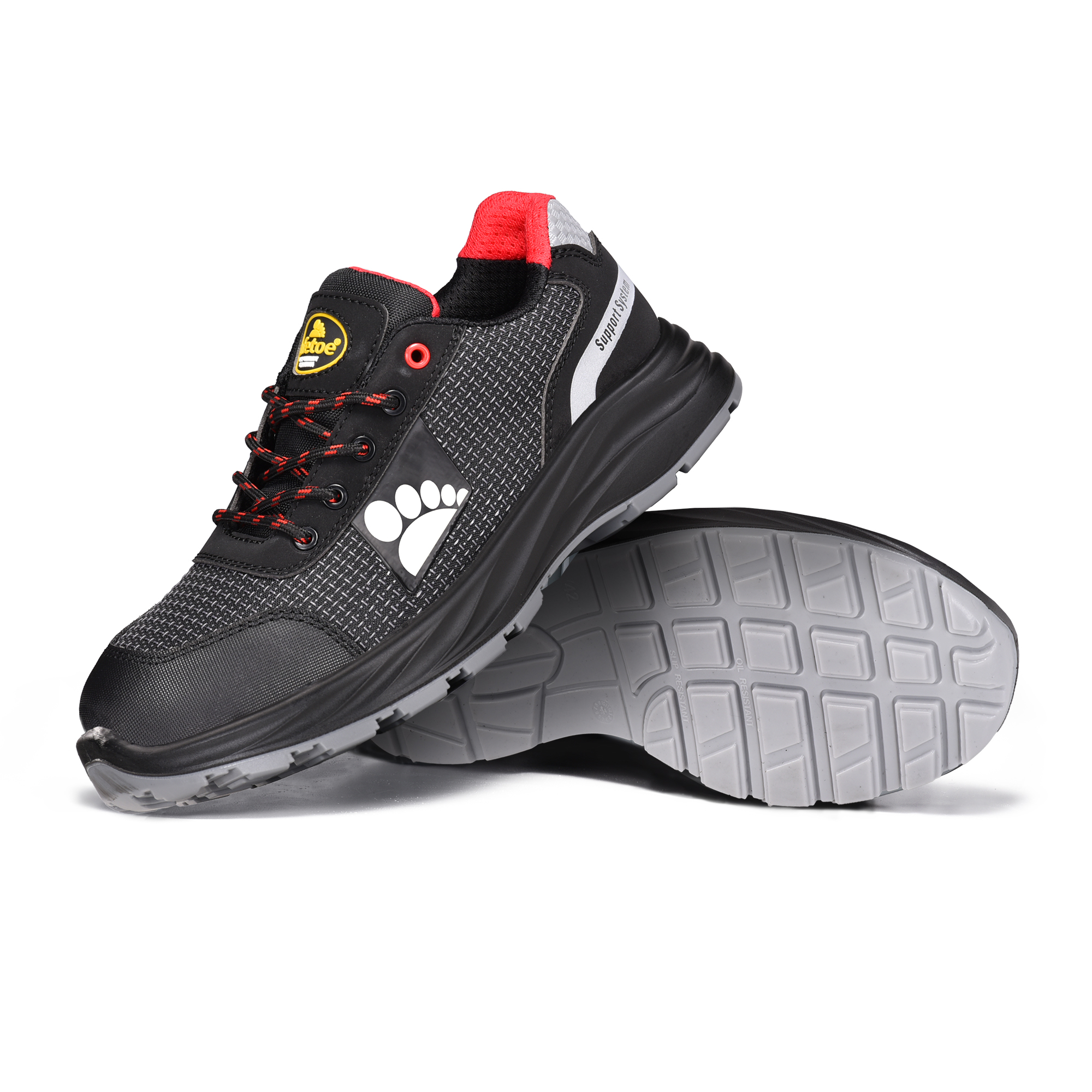 PU-TEK LETTRAEUX S1P SANTÉS CHAUSSIONS avec orteil composite et plaque Kevlar L-7512