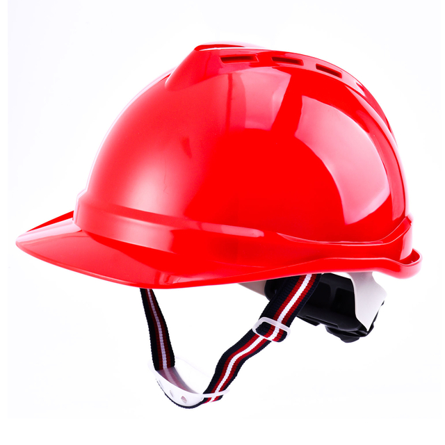 Casque de travail de construction rouge W-002 