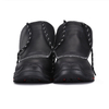 Bottes de travail de soudage pu caoutchouc noir site de travail bottes m-8027pr
