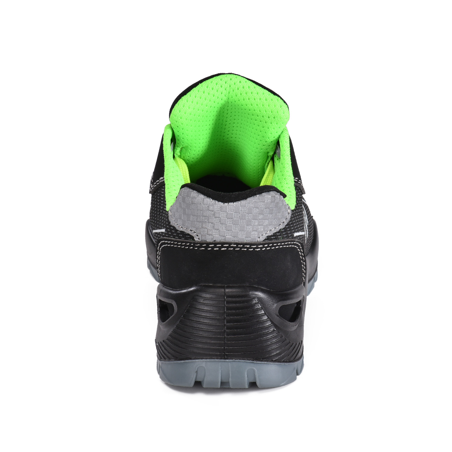 Chaussures de sécurité en tissu de style sport léger-l7530 vert