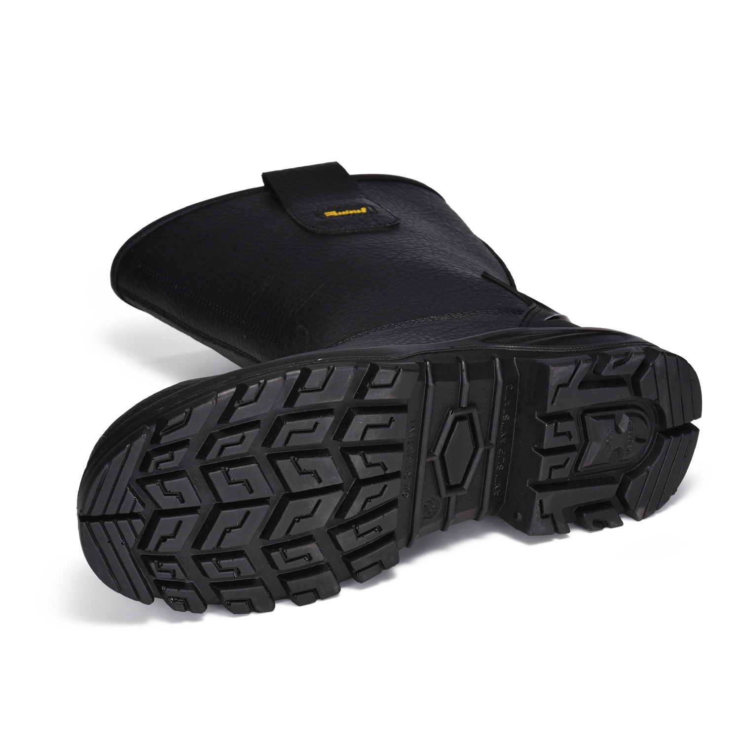  Bottes industrielles et de construction à orteils en acier pour les hommes travaillant H-9430 Black