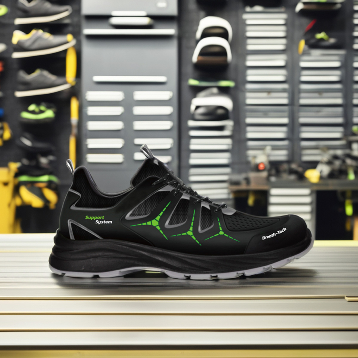 2025 Nouveau design Sneakers de sécurité légers pour hommes Chaussures Chaussures L-7568