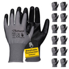 Gants de travail de sécurité enduits de nitrile N1552