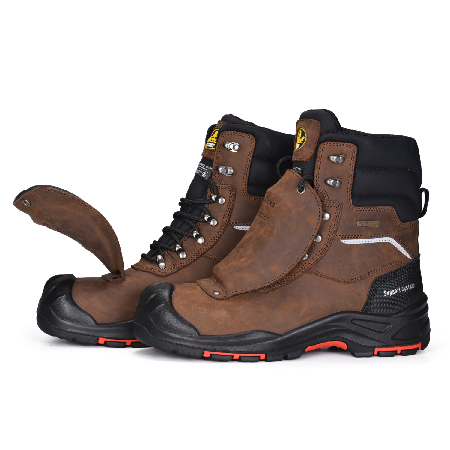 Bottes de travail résistantes à l'huile Bottes de travail H-9552 Métatarsien 
