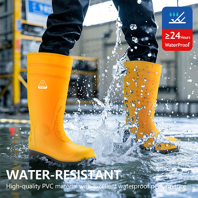 S5 Bottes de pluie lourde W-6038 Jaune