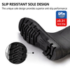 PVC Rain Gum Boots W-6036 Black