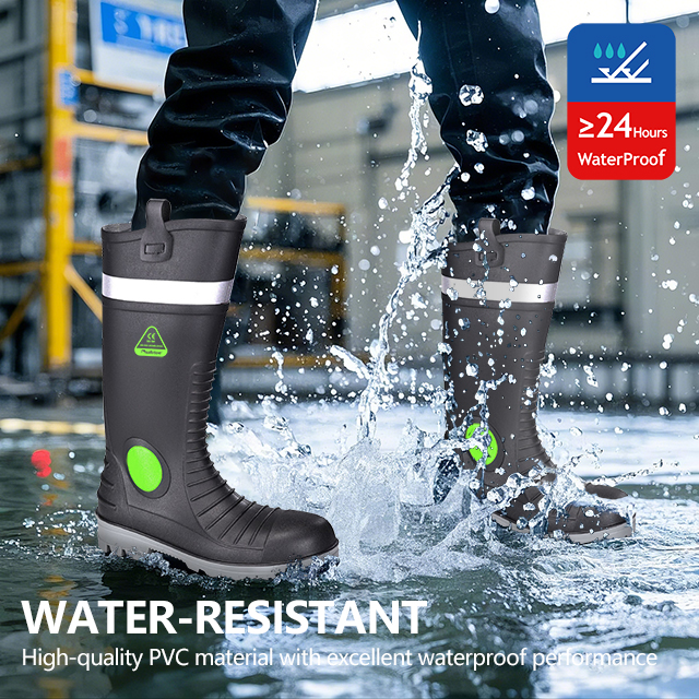Bottes PVC en acier S5 imperméables W-6055 Aqua Guarder