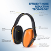 Muffs de l'oreille de protection auditive EM-5003 Orange