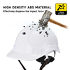 Casques du casque de construction W-018 blanc
