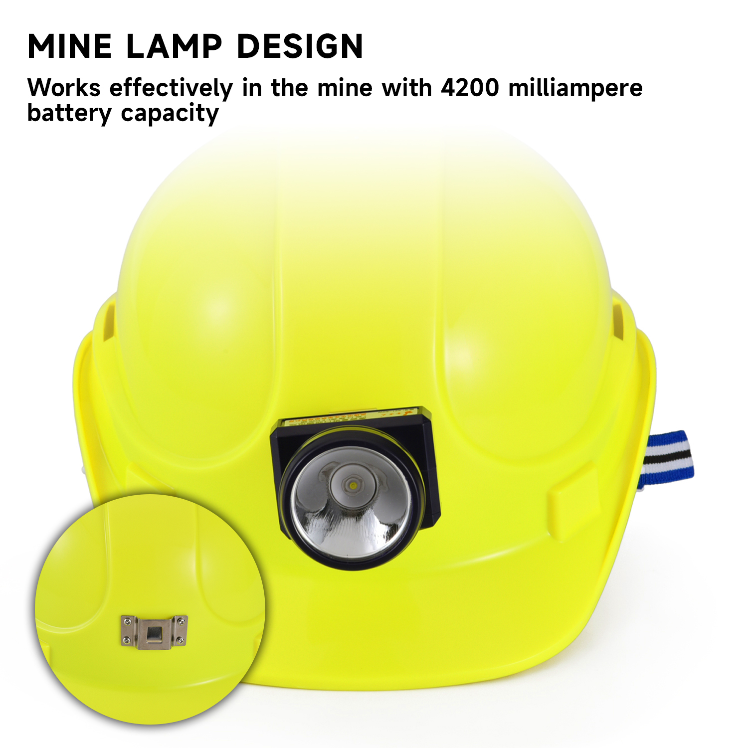 Casque Construction HAT HAUT ABS CE CASHETS DE SÉCURITÉ APPROUVÉE W-018 Jaune