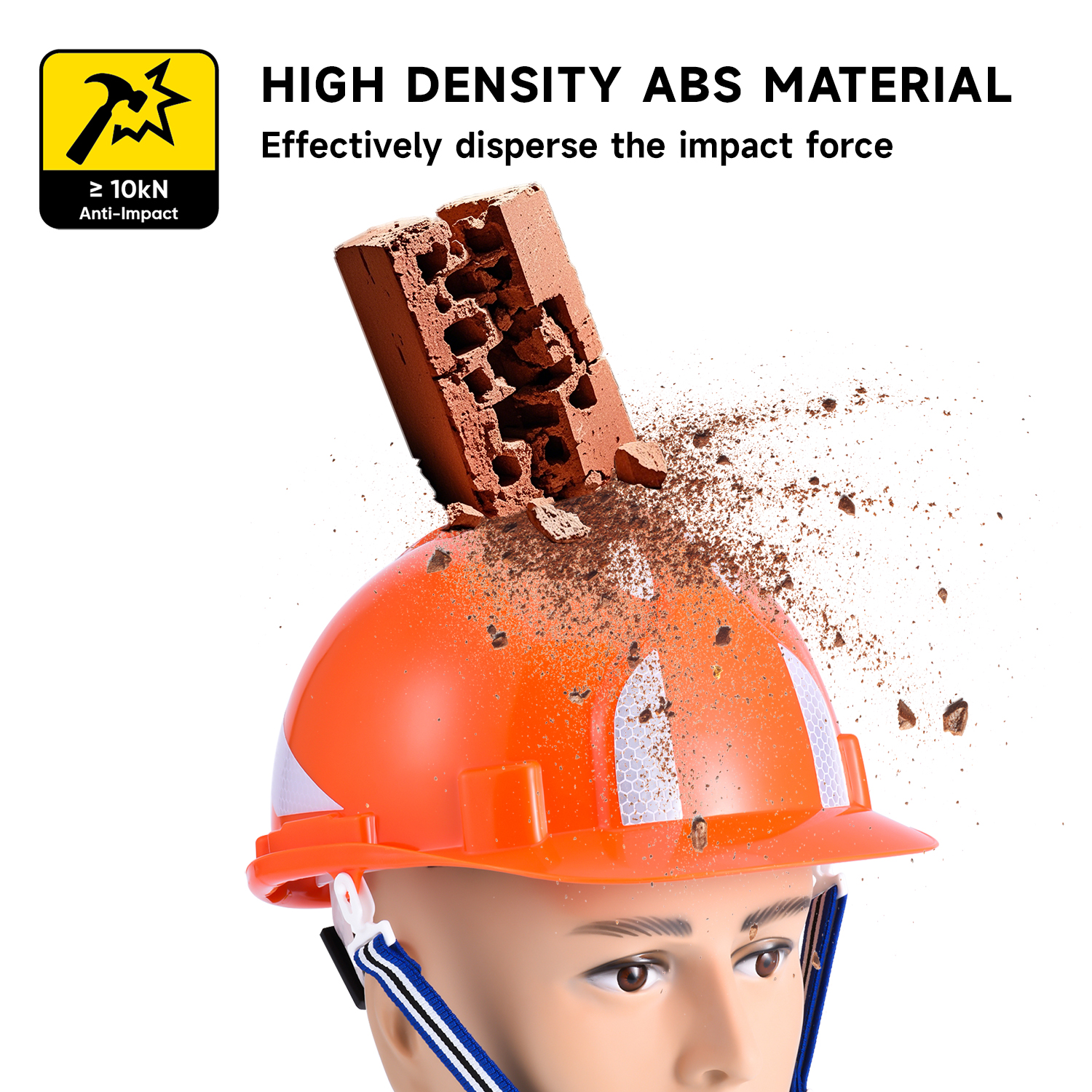 Casque de sécurité industrielle W-036 Orange