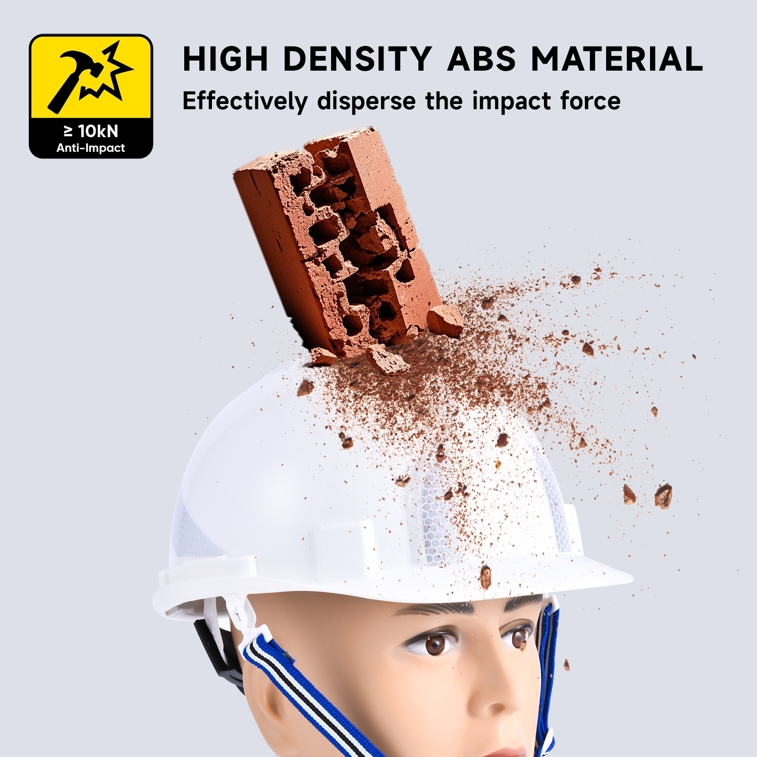 Casque de sécurité mineur W-036 blanc