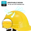 Casques de sécurité approuvés CE W-018 Jaune