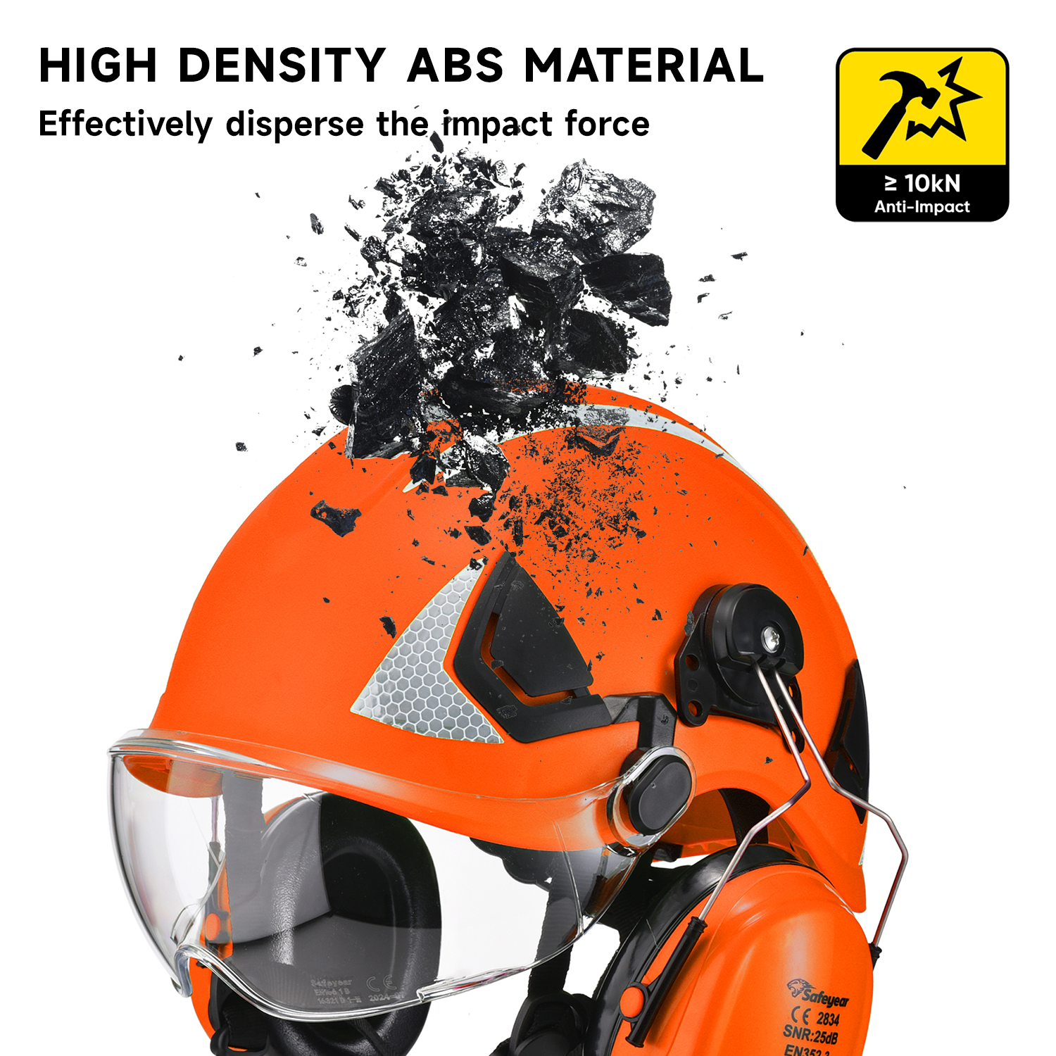 Casque Construction HAT HAT ABS ABS Sécurité Casques M-5018