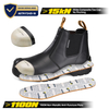 Bottes de travail minières Chelsea imperméables à bout composite M-8025NB-BKOC