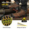 Huile supérieure et glissement de glissement métallique Free Safety Mining Work Boots M-8552