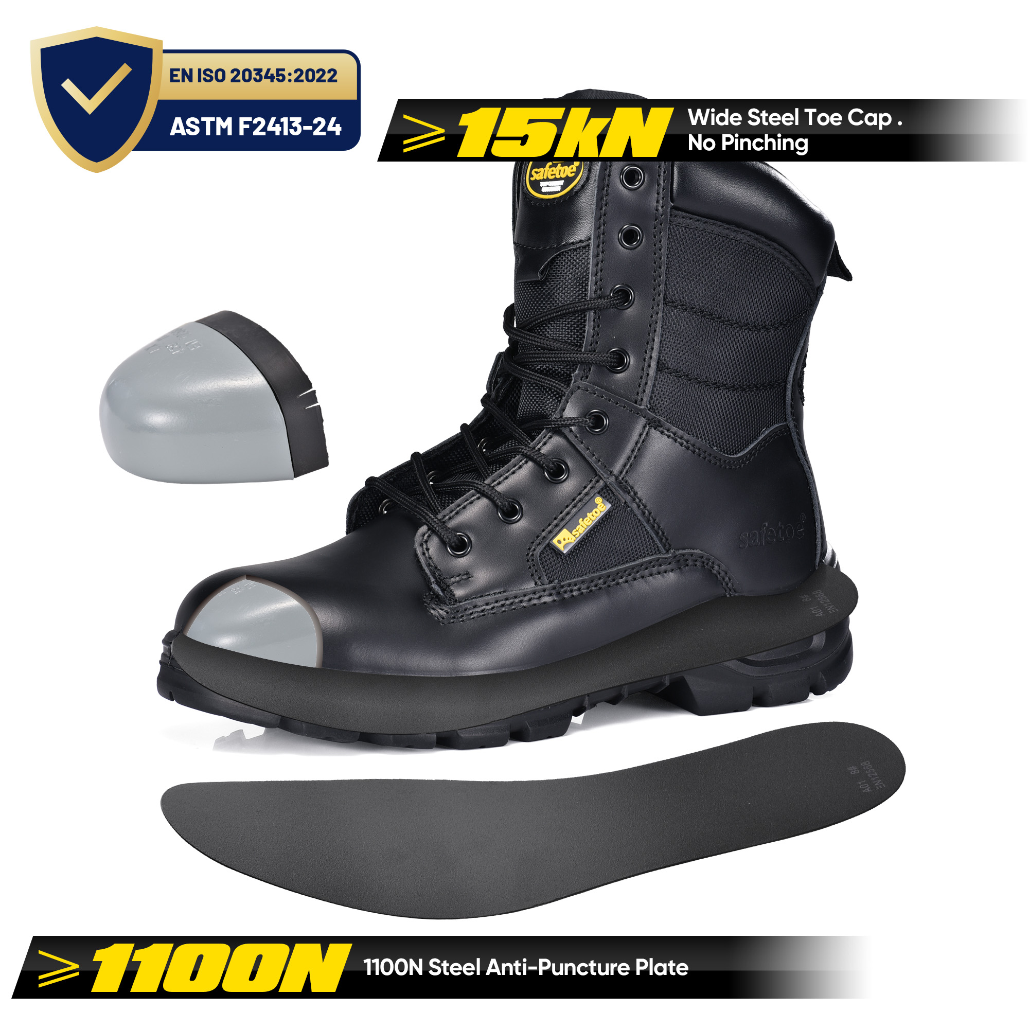 Bottes de travail de conception militaire H-9438