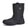 Bottes de sécurité des orteils en acier résistant à l'industrie du champ d'huile H-9430