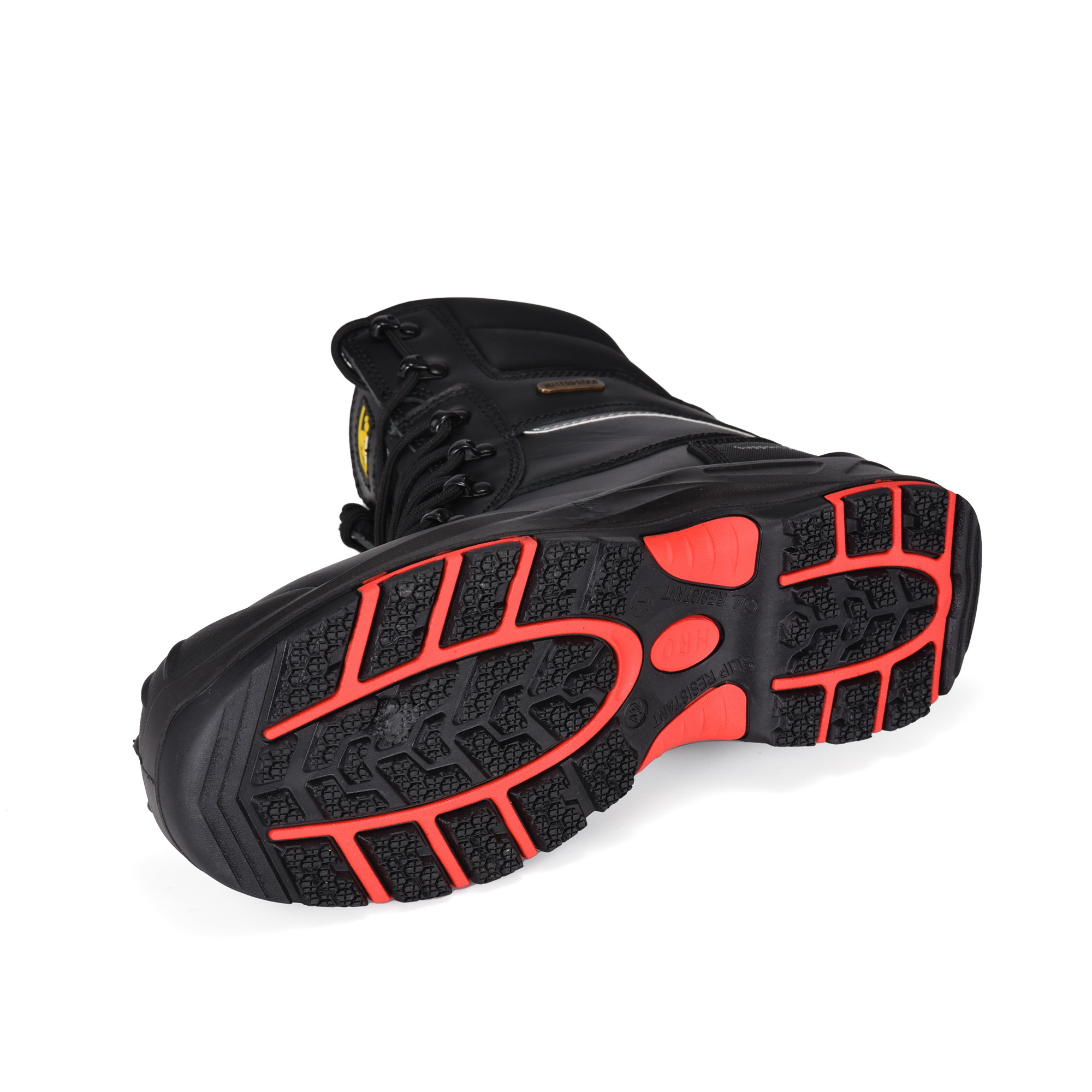 Bottes de travail d'hiver à fermeture éclair latérale, semelle extérieure Ice-Grip chaude 400g Thinsulate pour hommes travailleurs H-9552 IceGrip Arctic-Zip IceGrip