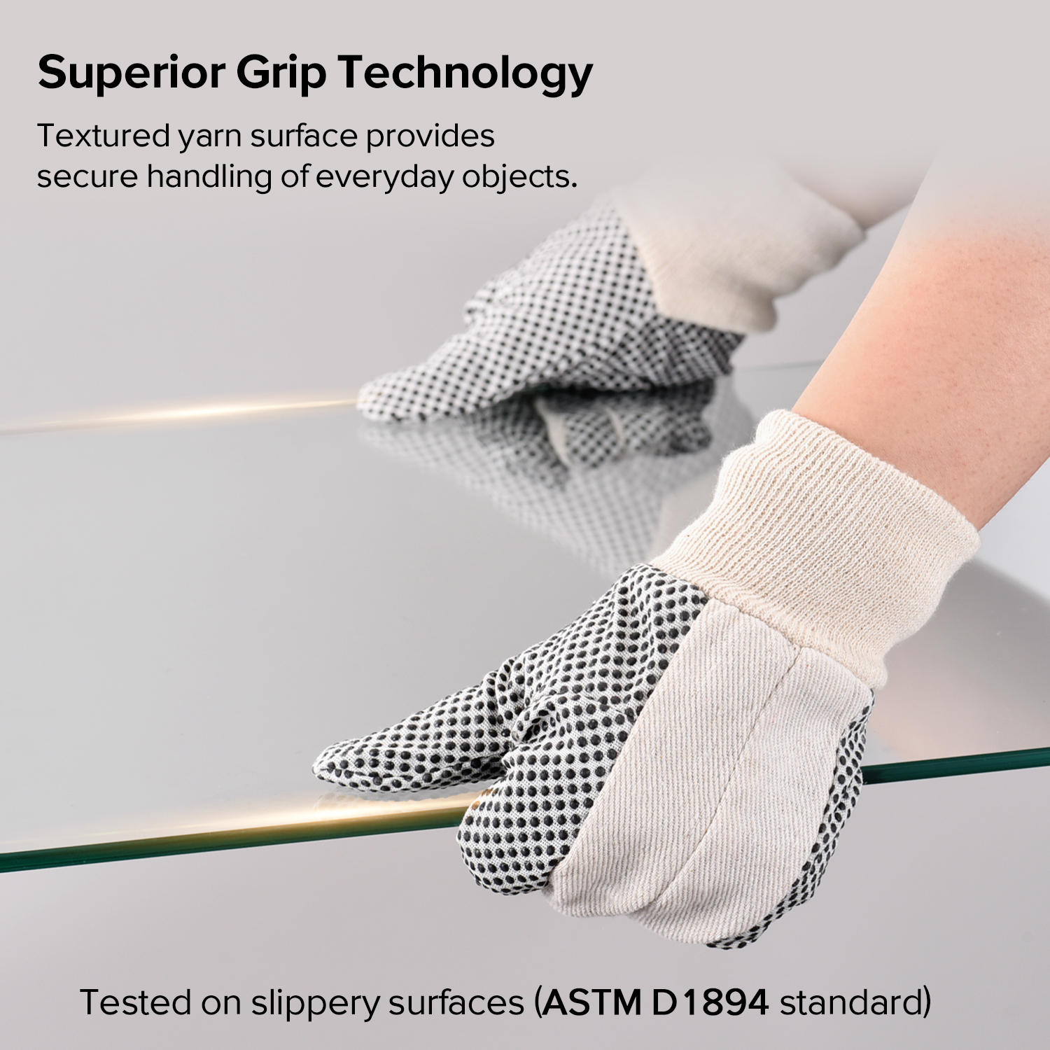 Gants de travail de protection à pois en PVC FL-5519A