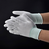 Gants de travail de sécurité enduits de PU PN8003 Blanc
