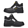 Bottes de sécurité résistantes aux acides chimiques Proof acide avec capuchon d'orteil en acier M-8027RB