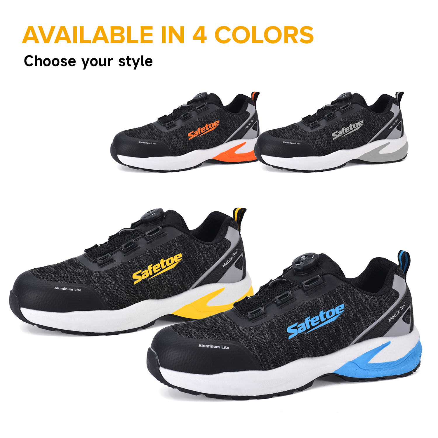 Embout en aluminium S1P et antidérapant pour les travailleurs de la logistique L-7609 Bleu