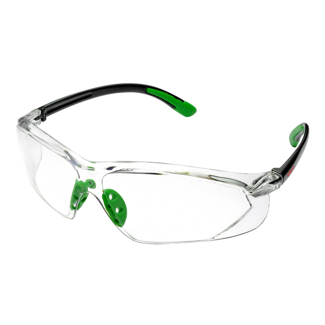 Ready Stock Lunettes de sécurité antibuée anti-rayures ANSI Z87.1 CE EN166 SG003 Vert