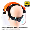 Bouclier facial de sécurité de la construction M-5002 Orange