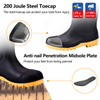 Boots de sécurité noire Wellington W-6037