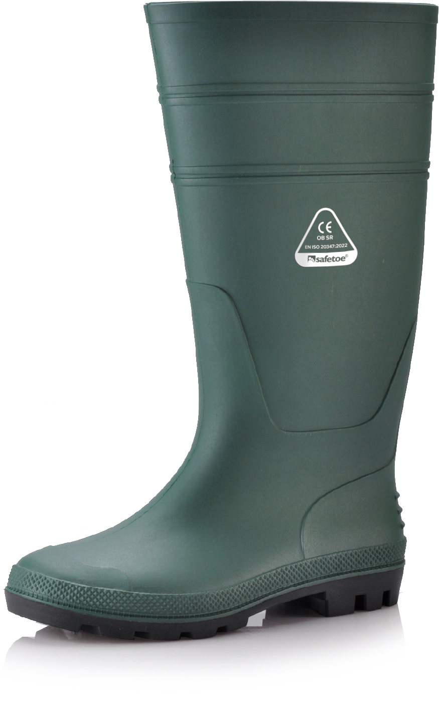 PVC Bottes de pluie de gomme W-6036 VERT