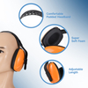 Muffs de l'oreille de protection auditive EM-5003 Orange