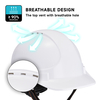 Casques du casque de construction W-018 blanc