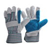 Gants de travail en cuir pour la construction FL-1015 Bleu