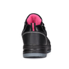 Chaussures de travail en cuir de vache noir pour femmes avec embout en acier de sécurité L-7508 lisses