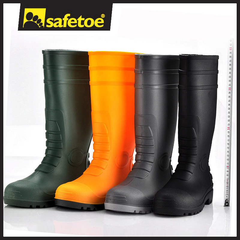 Bottes de pluie lourdes W-6038 Blanc