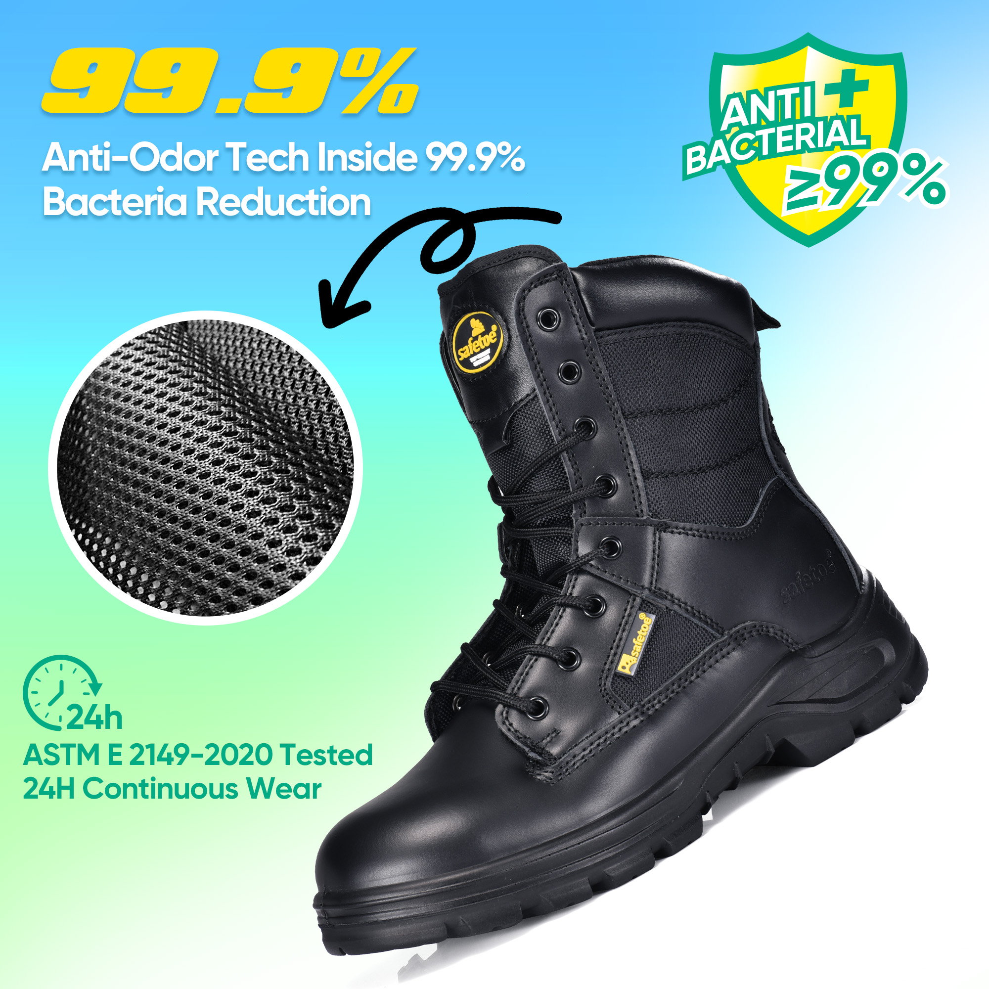 Bottes de travail de conception militaire H-9438