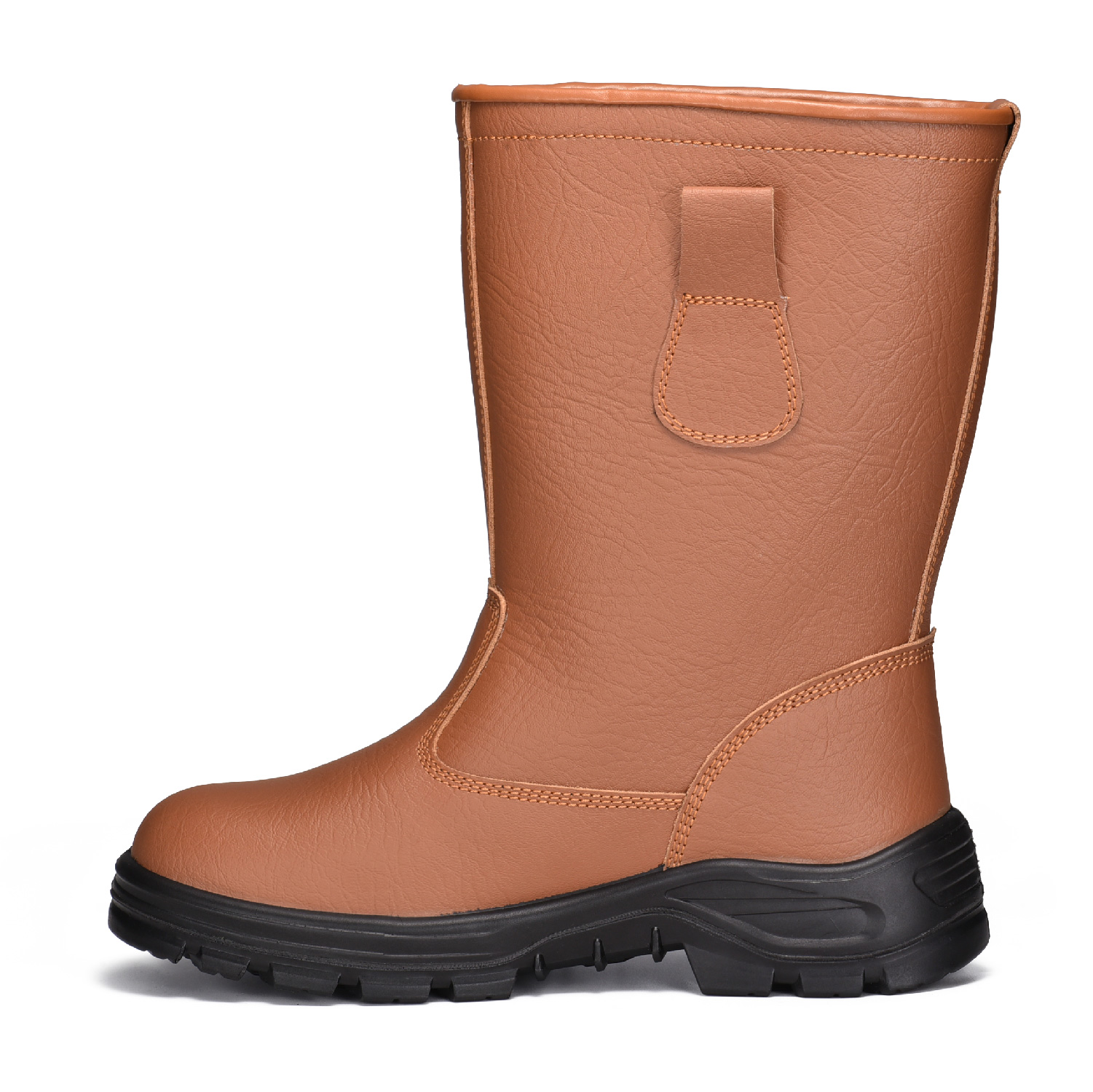 Buliders Boots de sécurité avec des chaussures de sécurité brune approuvées en acier-9430 marron