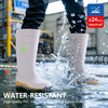Bottes de pluie Wellington en PVC pour le nettoyage et les environnements industriels humides W-6037 Blanc AquaPioneer