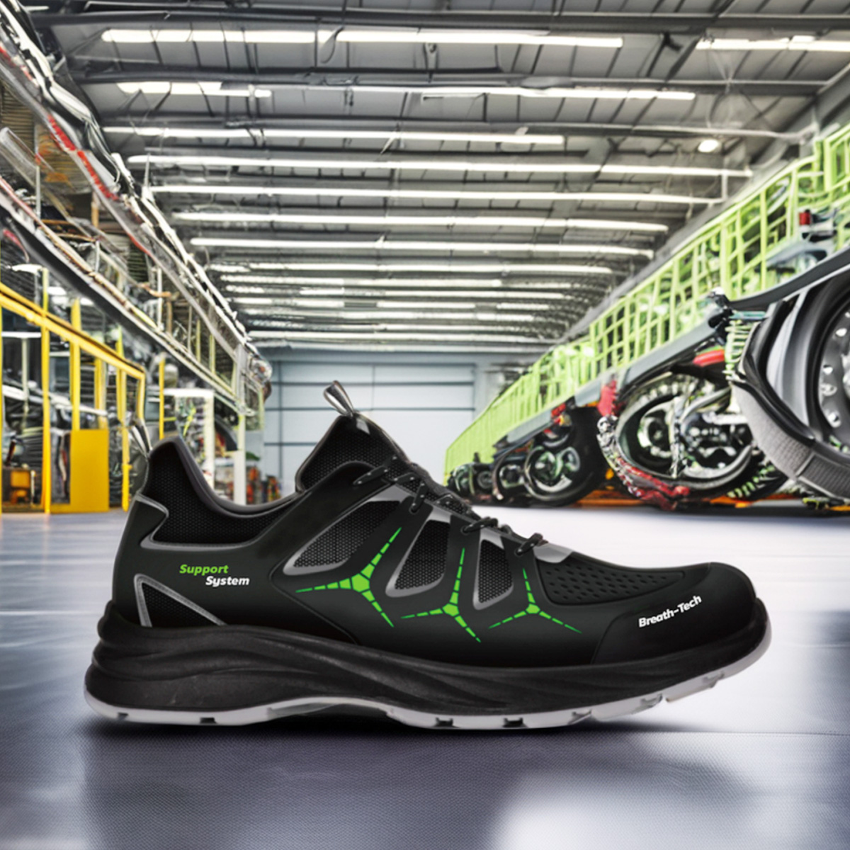 2025 Nouveau design Sneakers de sécurité légers pour hommes Chaussures Chaussures L-7568